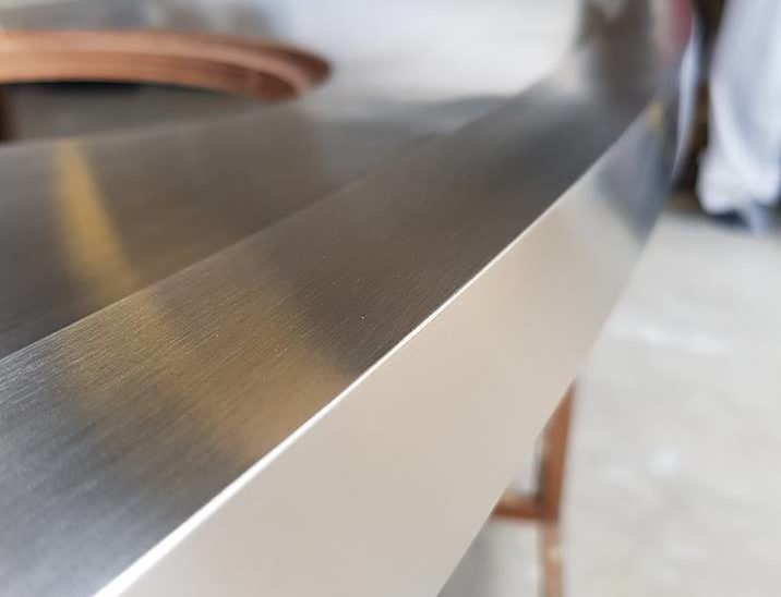 fabrication piste de bar inox